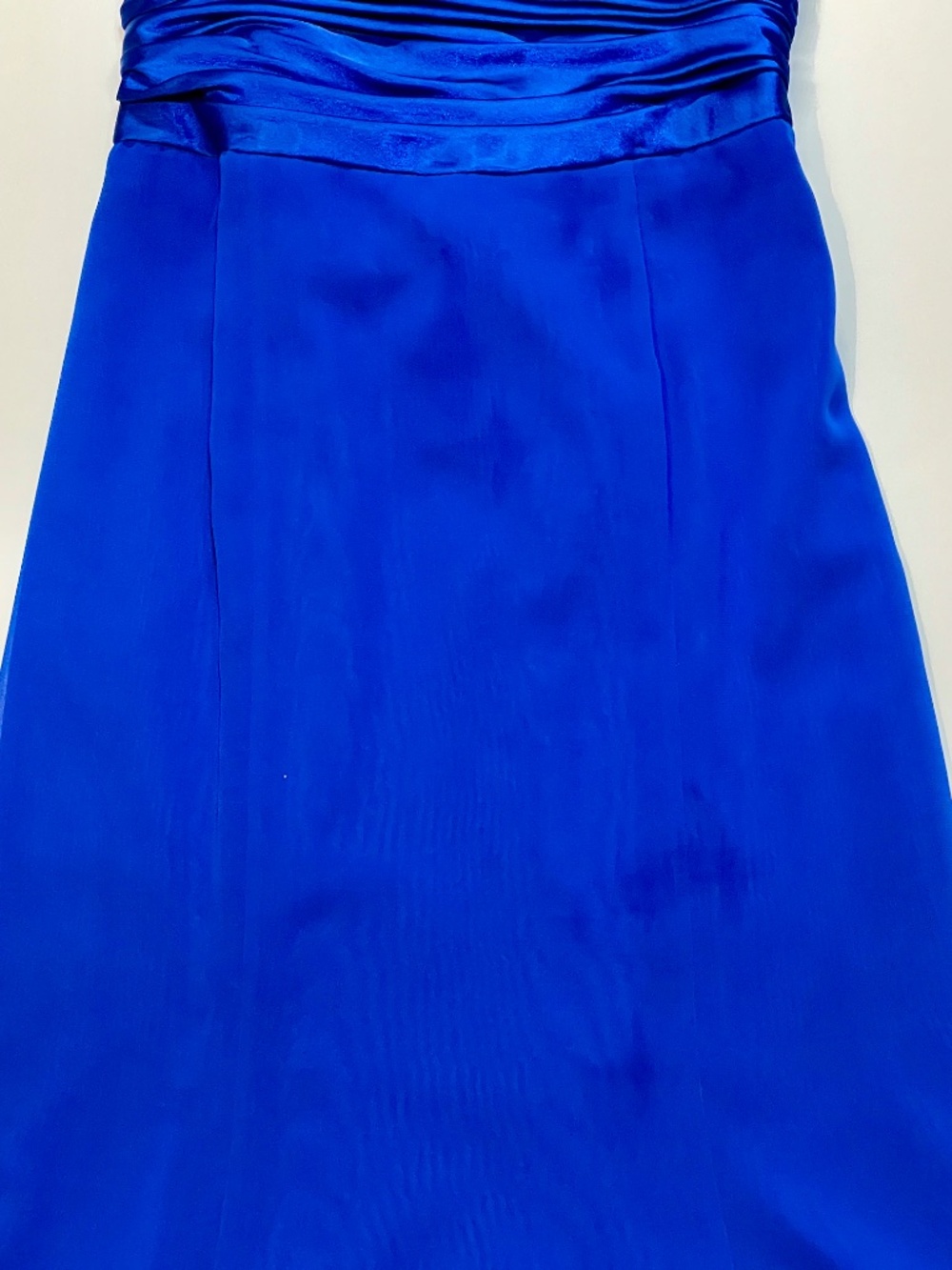 David's Bridal Blue Prom or Bridesmaid Dress - Picture 15 of 16